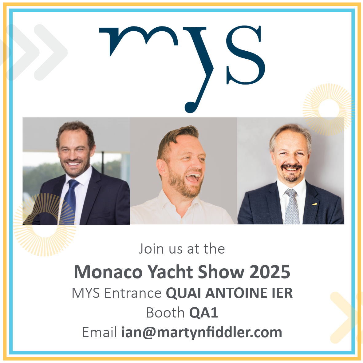 We’re Attending The Monaco Yacht Show 2025!
