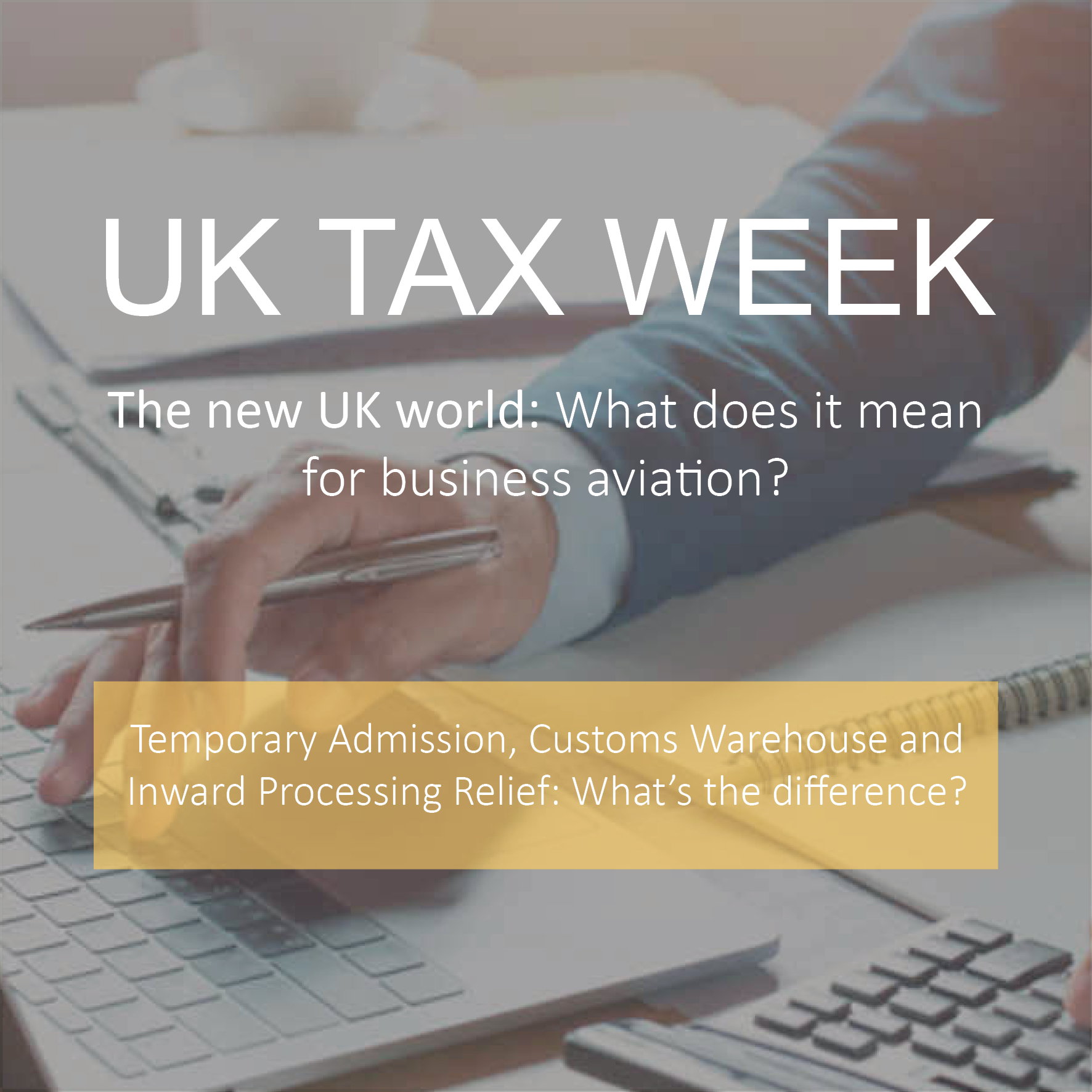Temporary Admission, Customs Warehouse and Inward Processing Relief: what s the difference?