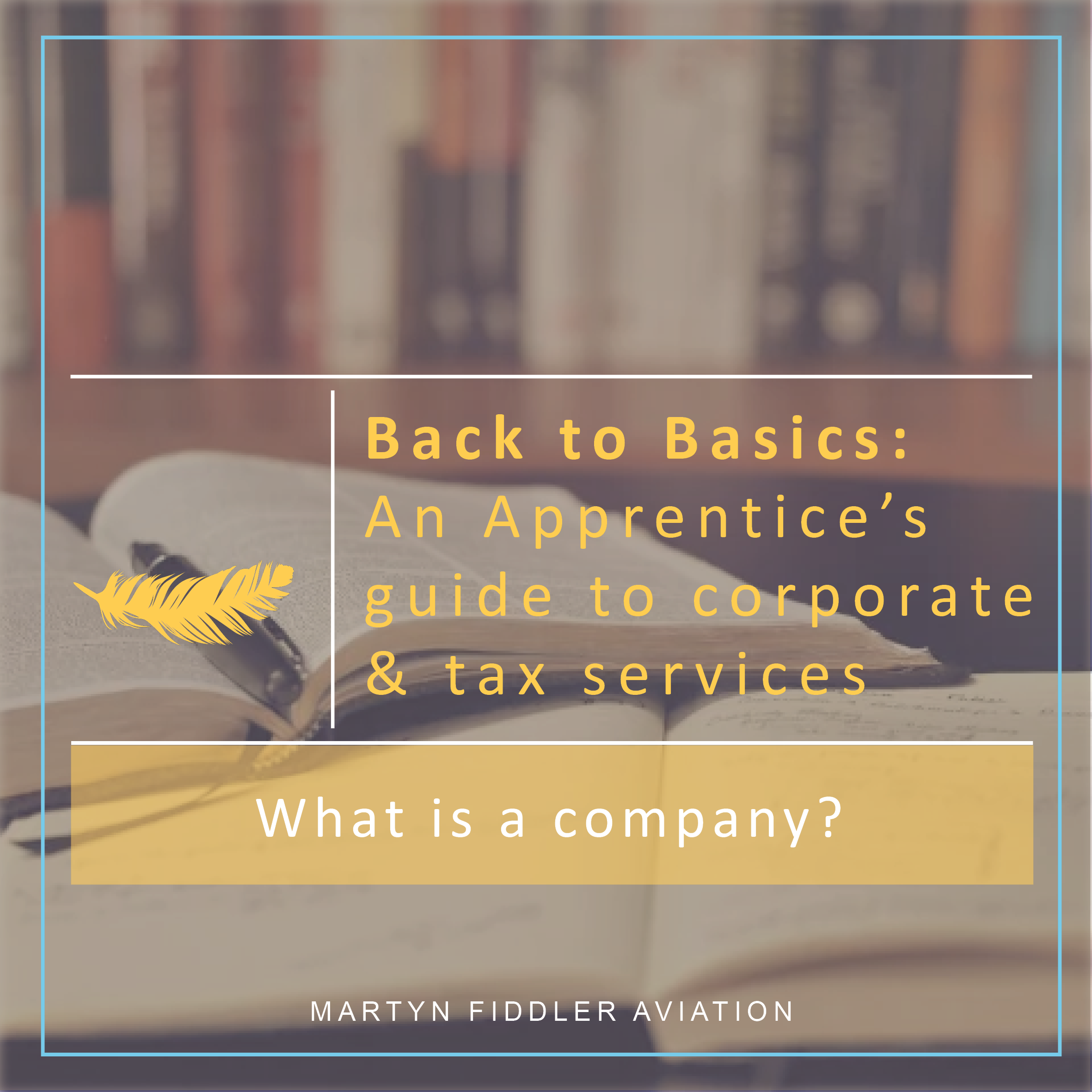 Back to Basics: An apprentice s guide to understanding corporate and tax services