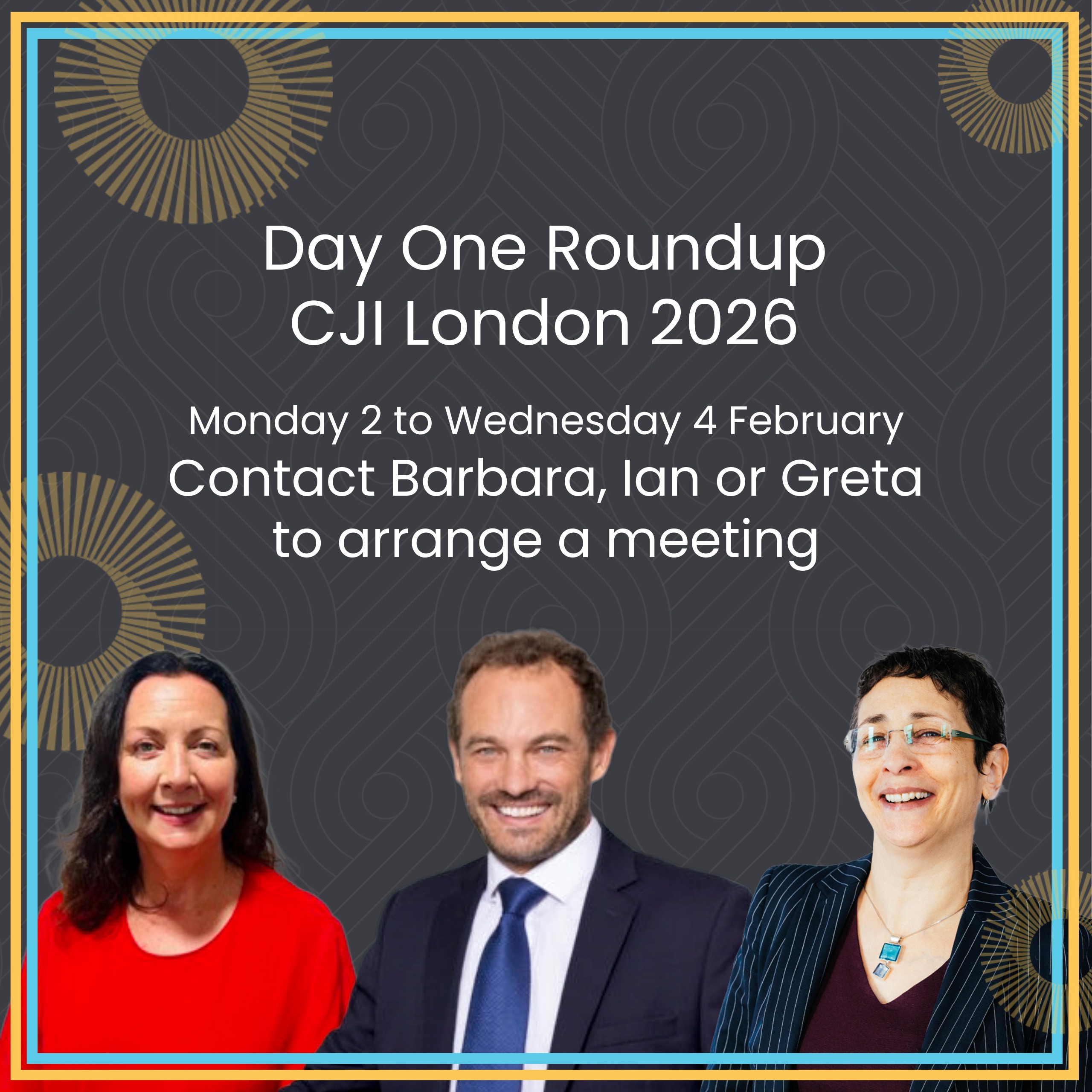 CJI London 2026: Day One Roundup