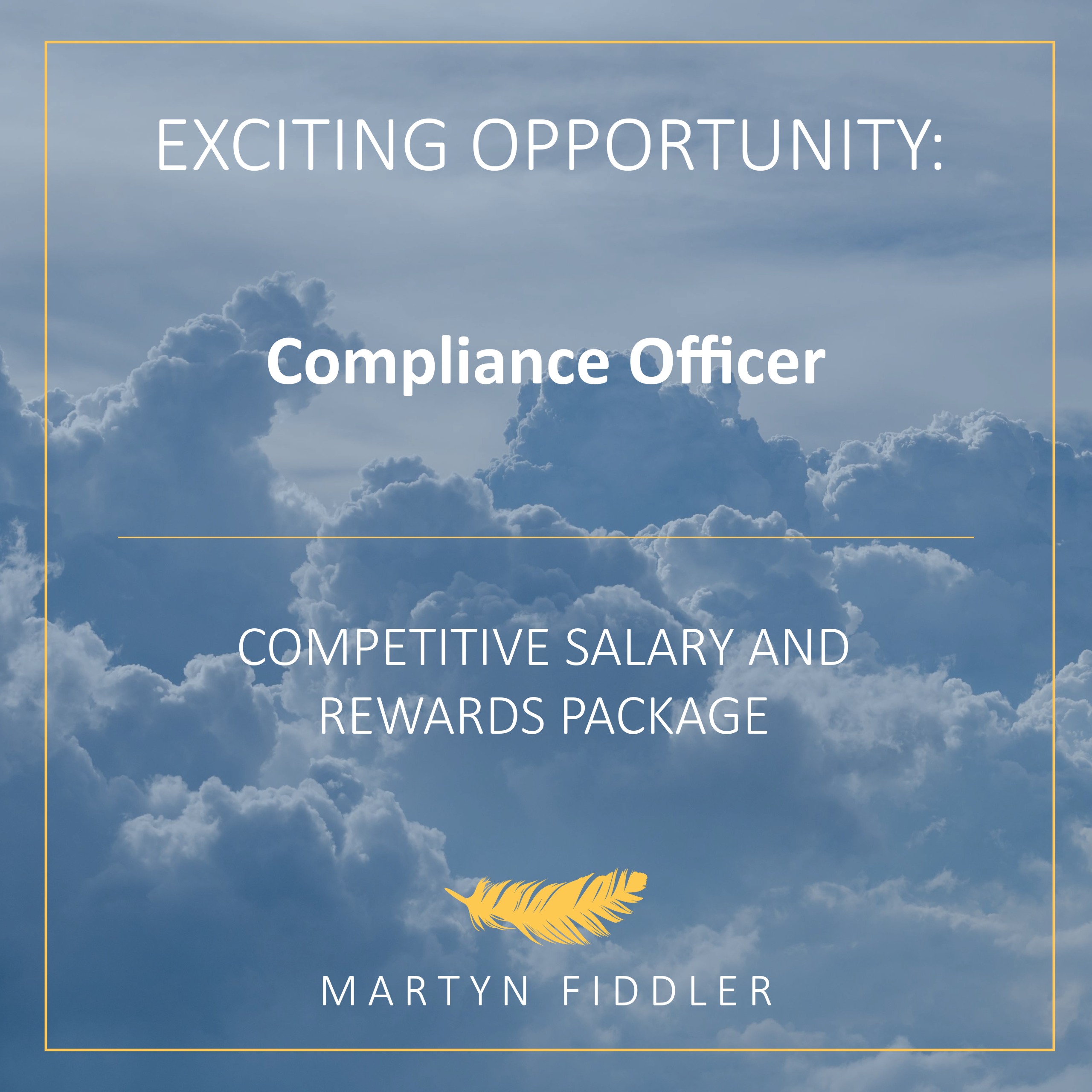 Exciting opportunity for an experienced Compliance Officer to join our IOM team